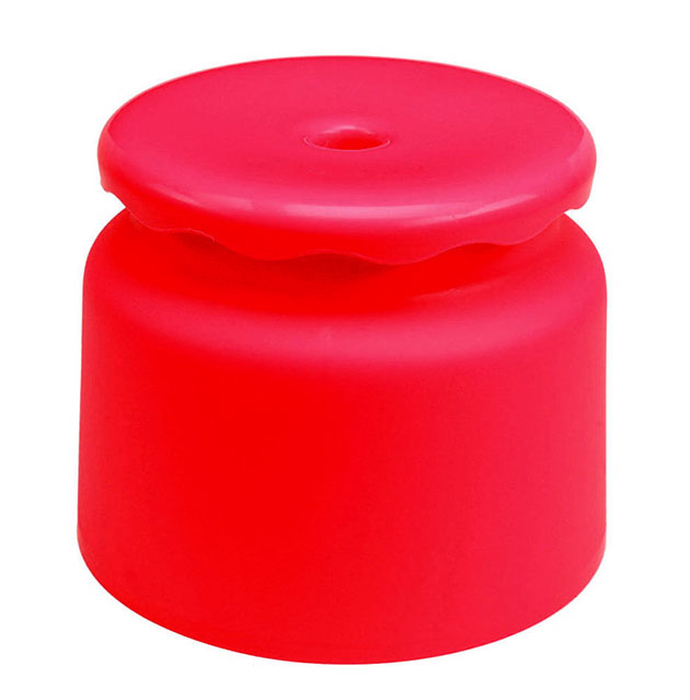 Frosty Bathroom Stool (Red)